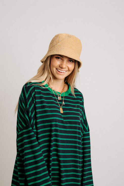 Electric Feel Tee Dress// Navy